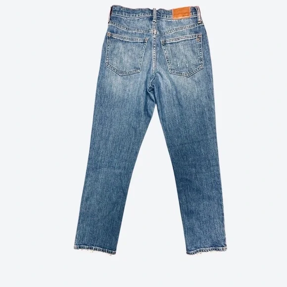 Madewell The Perfect Vintage Crop Jean ~ Women’s Raw Hem Mom Jeans ~ Size 24 - Picture 11 of 16